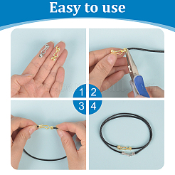 20Pcs 2 Colors Brass Hook and S-Hook Clasps&nbsp;KK-ME0002-92