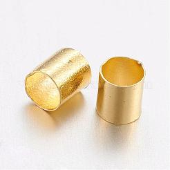Brass Crimp Beads&nbsp;KK-L017-G