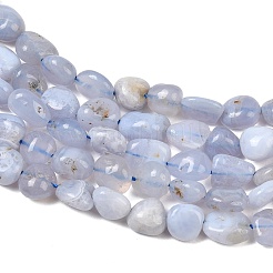 Nautral Blue Lace Agate Beads Strands&nbsp;G-H330-A01