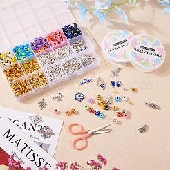 DIY Evil Eye Bracelet Making Kit&nbsp;DIY-TA0004-41