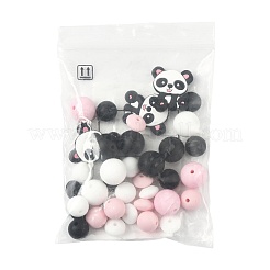 40Pcs 10 Styles Silicone Beads&nbsp;SIL-FS0001-27C