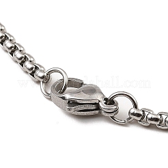 Non-Tarnish 201 Stainless Steel Pendant Necklaces&nbsp;NJEW-B095-01
