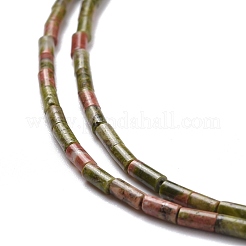Natural Unakite Beads Strands&nbsp;G-M389-09