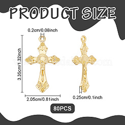 80Pcs Alloy Pendants&nbsp;TIBEP-UN0001-29