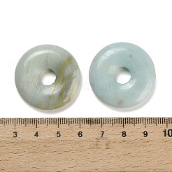 Natural Flower Amazonite Pendants&nbsp;G-F831-A05