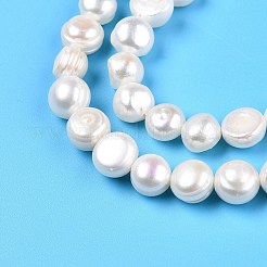 Natural Cultured Freshwater Pearl Beads Strands&nbsp;PEAR-N014-07J
