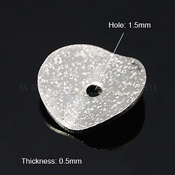Alloy Wavy Spacer Beads&nbsp;PALLOY-E096-10x10-N