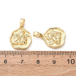 Brass Pendants&nbsp;KK-H297-03G