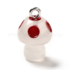 Spray Painted Luminous Resin Pendants&nbsp;RESI-A017-05C
