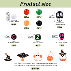 DIY Halloween Theme Beads Finding Kits&nbsp;DIY-YW0017-34