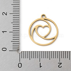 201 Stainless Steel Pendants&nbsp;STAS-S157-15G