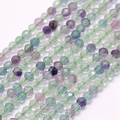 2 Strands Natural Fluorite Beads Strands&nbsp;G-NB0004-60