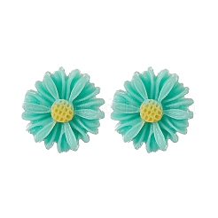 Resin Flower Stud Earrings&nbsp;EJEW-JE05230