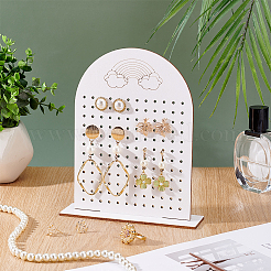 Wooden Earring Display Stands&nbsp;EDIS-WH0030-39