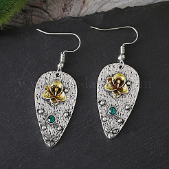 Alloy & Rhinestone Dangle Earrings&nbsp;FS-WGD70E2-01