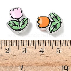 Transparent Glass Enamel Beads&nbsp;LAMP-C023-01