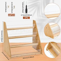 Bamboo Acrylic Display Case&nbsp;ODIS-WH0030-176A-01