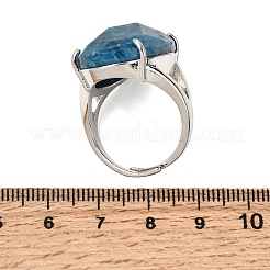 Natural Apatite Finger Rings&nbsp;RJEW-C154-01J