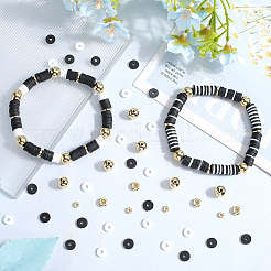 Handmade Polymer Clay Beads with CCB Plastic Beads  Jewelry Making Findings Kit&nbsp;DIY-SC0025-51