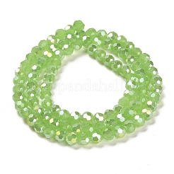Imitation Jade Glass Beads Stands&nbsp;EGLA-A035-J6mm-B01