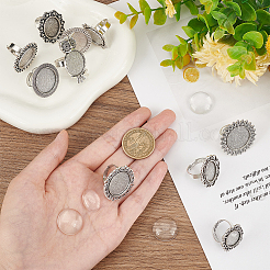 DIY Blank Dome Finger Rings Making Kit&nbsp;DIY-SC0022-21