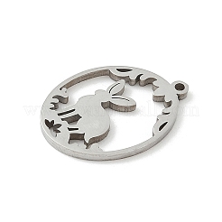 304 Stainless Steel Pendants&nbsp;STAS-Q354-02A-P