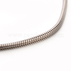 Tarnish Resistant 304 Stainless Steel Snake Chain Bracelets&nbsp;STAS-M175-10P-B