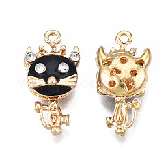 Rack Plating Alloy Enamel Pendants&nbsp;ENAM-T011-143A
