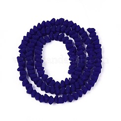 Frosted Opaque Glass Beads Strands&nbsp;GLAA-N017-4mm-20