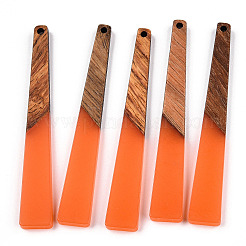 Translucent Resin & Walnut Wood Big Pendants&nbsp;RESI-TAC0017-46-B02