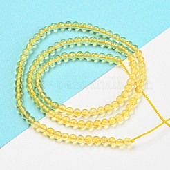 Natural Amber Beads Strands&nbsp;G-L584-02-01
