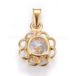 Cubic Zirconia Charms&nbsp;STAS-P216-08G