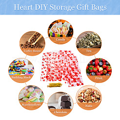 100Pcs 4 Styles Valentine's Day Themed OPP Plastic Bags&nbsp;ABAG-TA0001-41