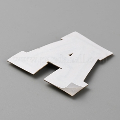 Letter A Computerized Towel Embroidery Cloth Self Adhesive Patches&nbsp;PATC-WH0007-37B-08
