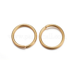 Ion Plating(IP) 304 Stainless Steel Open Jump Rings&nbsp;STAS-L187-12x1.2mm-G-B