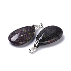 Natural Dragon Blood Pendants&nbsp;G-D084-01P-B12