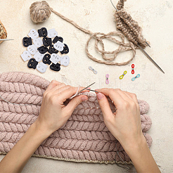 20Pcs 10 Style Synthetic Rubber Knitting Needle Point Protectors&nbsp;DIY-DC0002-56