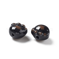 Handmade Printed Porcelain Beads&nbsp;LS-PORC-F006-01G