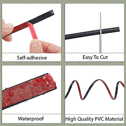PVC Self-Adhesive Flexible Molding Trim&nbsp;DIY-CP0011-89B-03