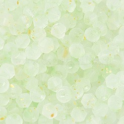 100g Frosted Glass Beads&nbsp;FGLA-PA0001-01D