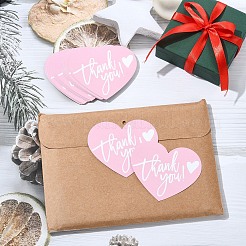 20Pcs Coated Paper Thank You Greeting Card&nbsp;DIY-YW0012-24C