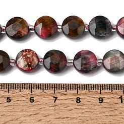 Dyed Natural Tiger Eye Beads Strands&nbsp;G-D105-A12-02