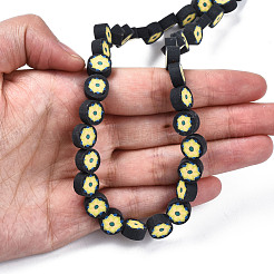 Handmade Polymer Clay Beads Strands&nbsp;CLAY-T020-08B