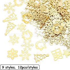 Brass Glitter Manicure Nail Art Decoration&nbsp;MRMJ-OC0001-32G