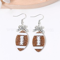 Alloy & Acrylic Dangle Earrings&nbsp;FS-WGAF2AA-01