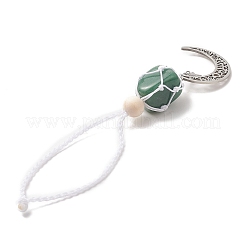 Moon 201 Stainless Steel Pendant Decorations&nbsp;HJEW-JM00958-01