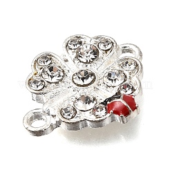 Alloy Rhinestone Enamel Connector Charms&nbsp;FIND-E049-10P