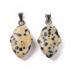 Natural Dalmatian Jasper Pendants&nbsp;G-B041-03P-08