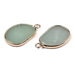 Natural Green Aventurine Pendants&nbsp;G-S359-317B