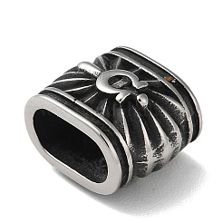 304 Stainless Steel Slide Charms&nbsp;STAS-D014-26AS